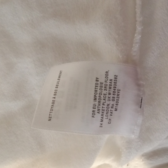 Maeve White Bell Sleeve Blouse Whimsygoth Fairy  and Tiered Design Womens Medium - Picture 6 of 10